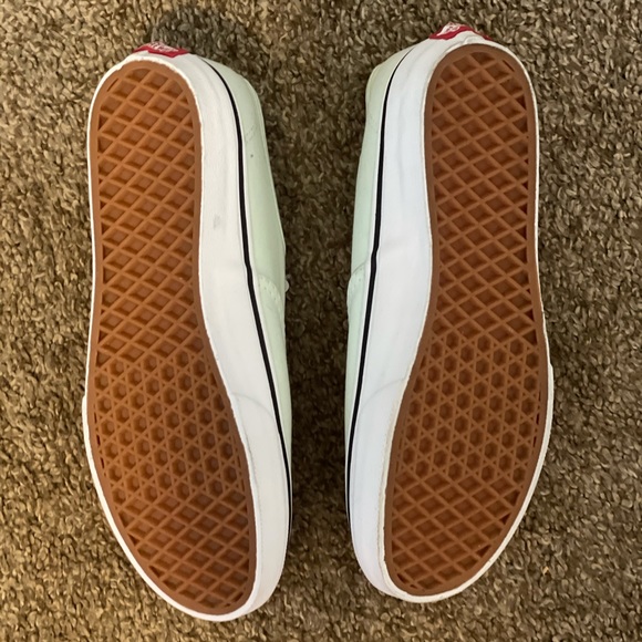 NWT Mint colored “Off The Wall Vans” womens SZ 8.5 - Picture 7 of 8